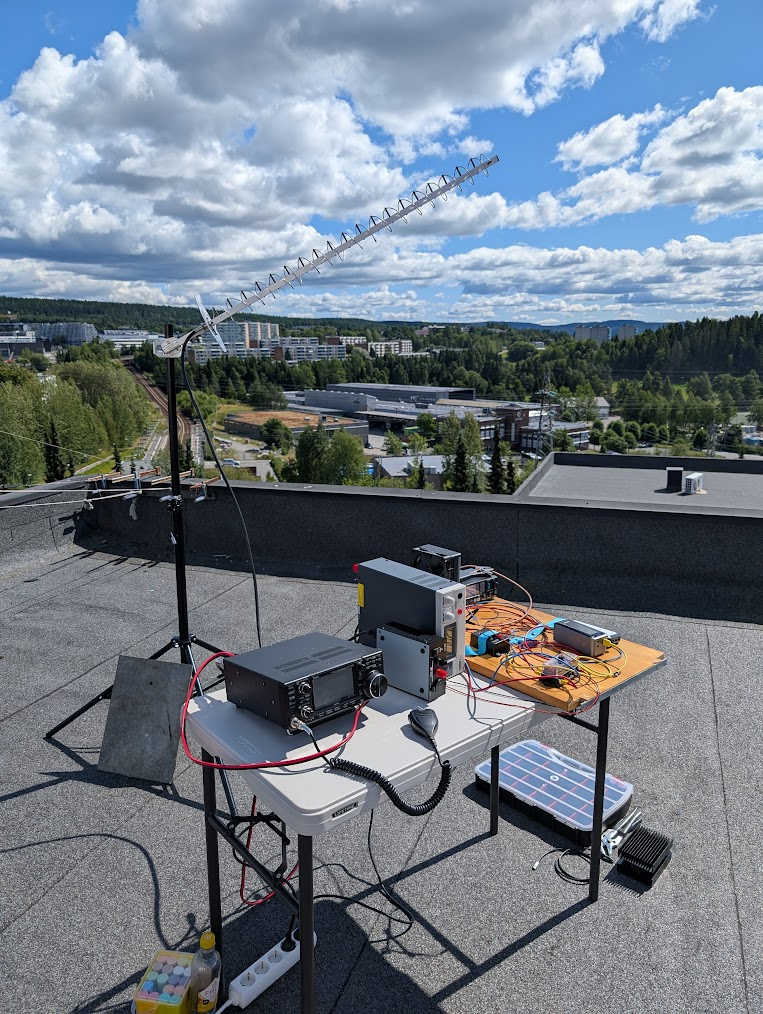Complete rooftop station on 27 July