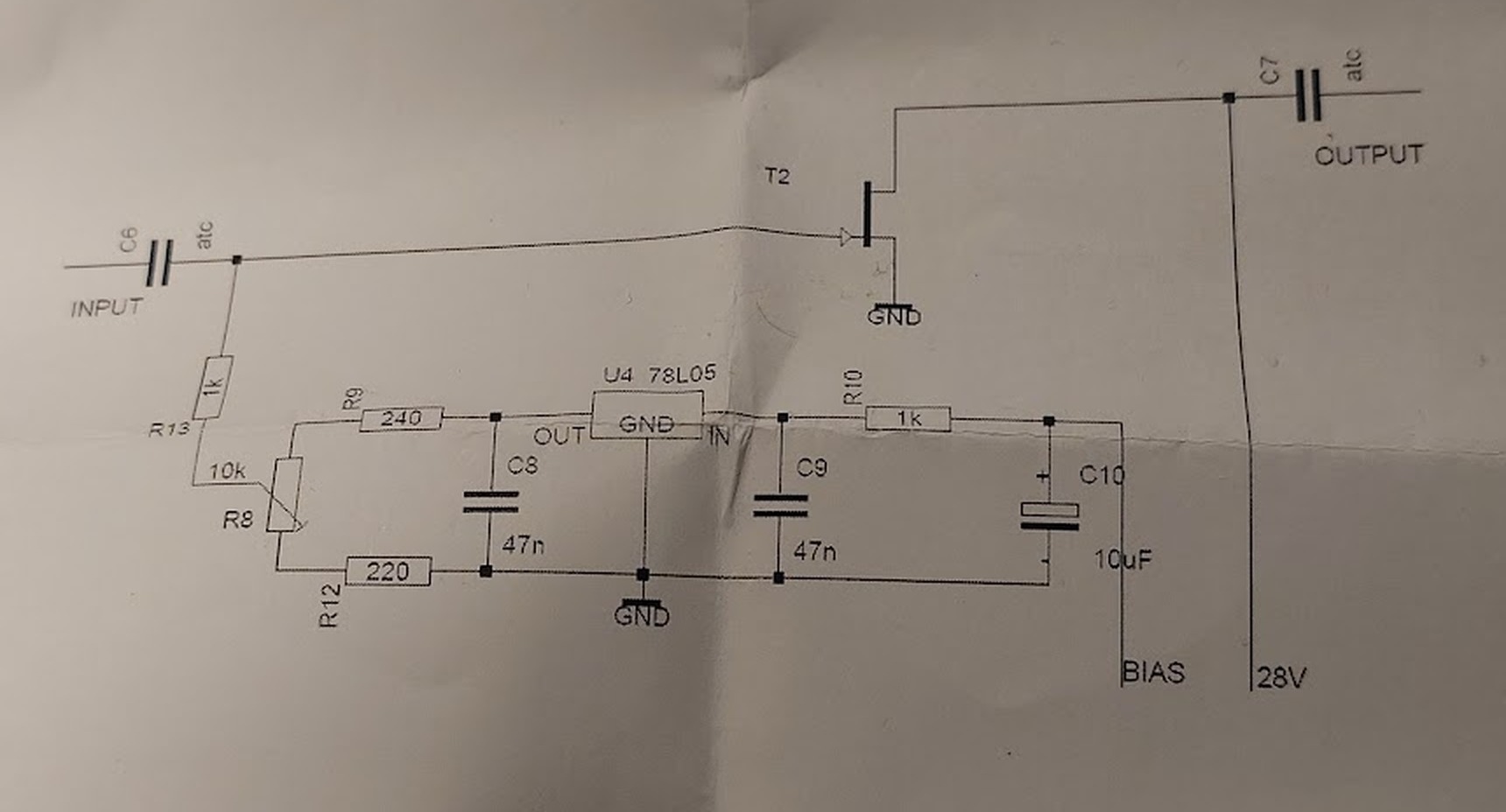 PE1RKI amplifier schematic